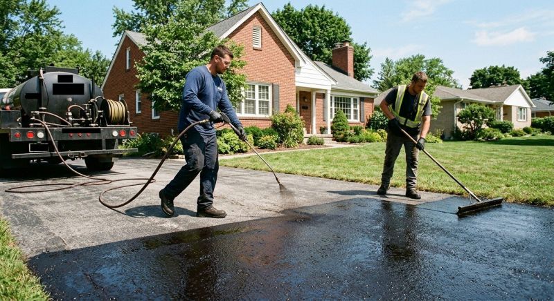Tar Driveway Sealing in Fort Collins, CO