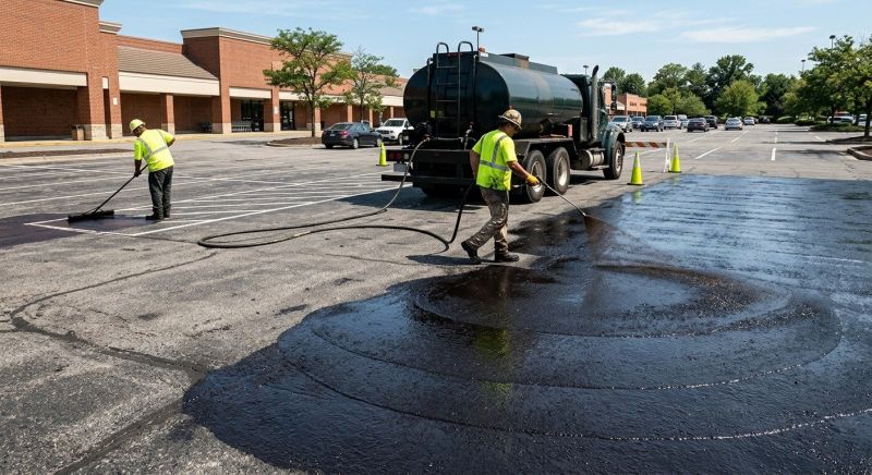 Commercial Parking Lot Sealing in Greenville, SC