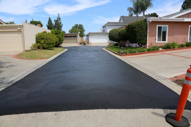 Finished Sealcoated Driveway