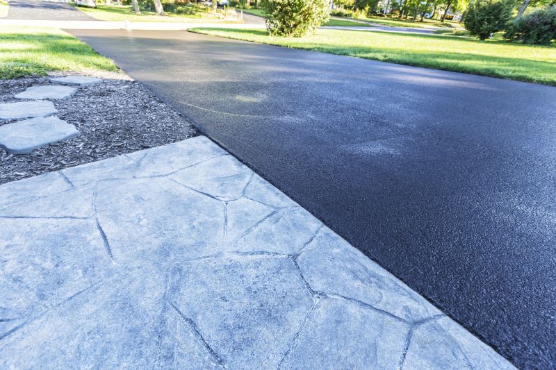 Sealed Driveway with Finished Surface