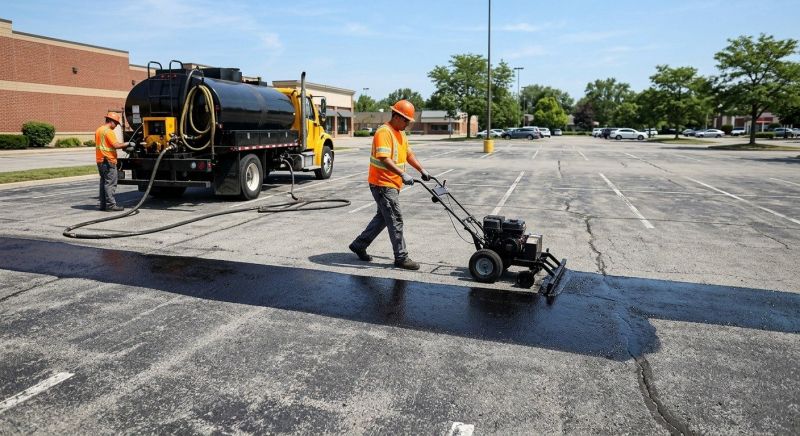 Parking Lot Sealcoating in Denver, CO